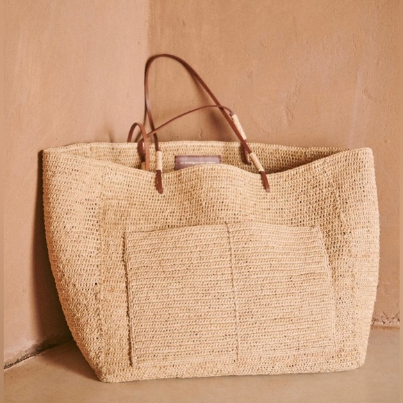 Sezane Handbags - Sézane Gaby Weaved Bag
